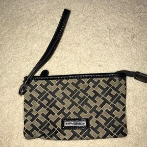 Black Tommy Hilfiger wristlet wallet